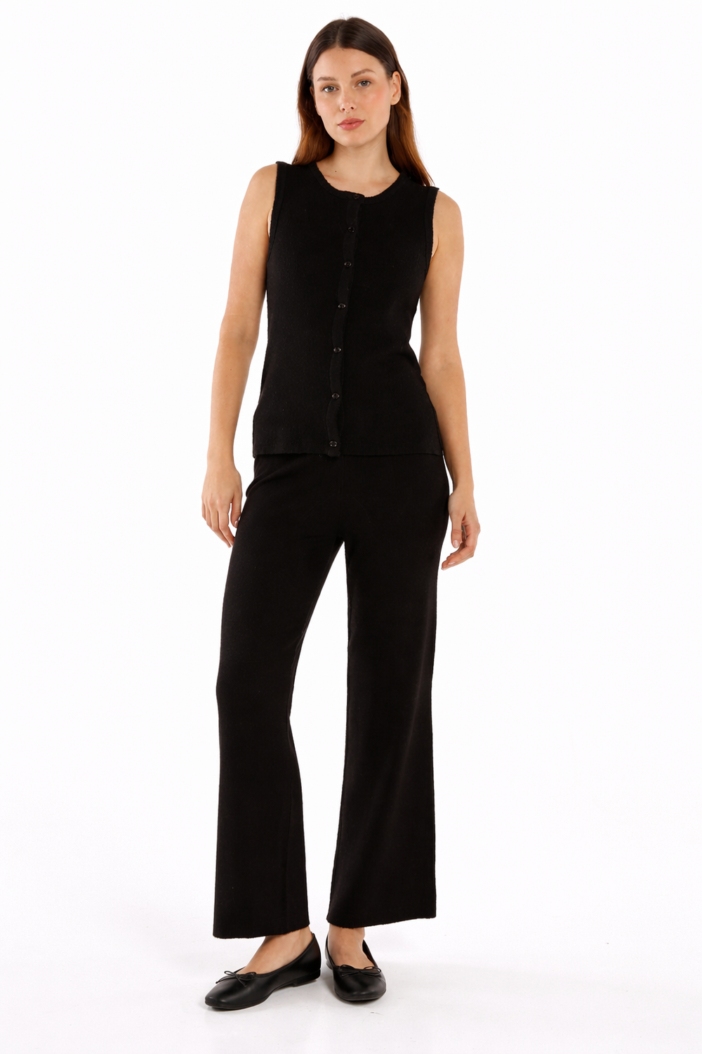 Nash Knit Pant - Black