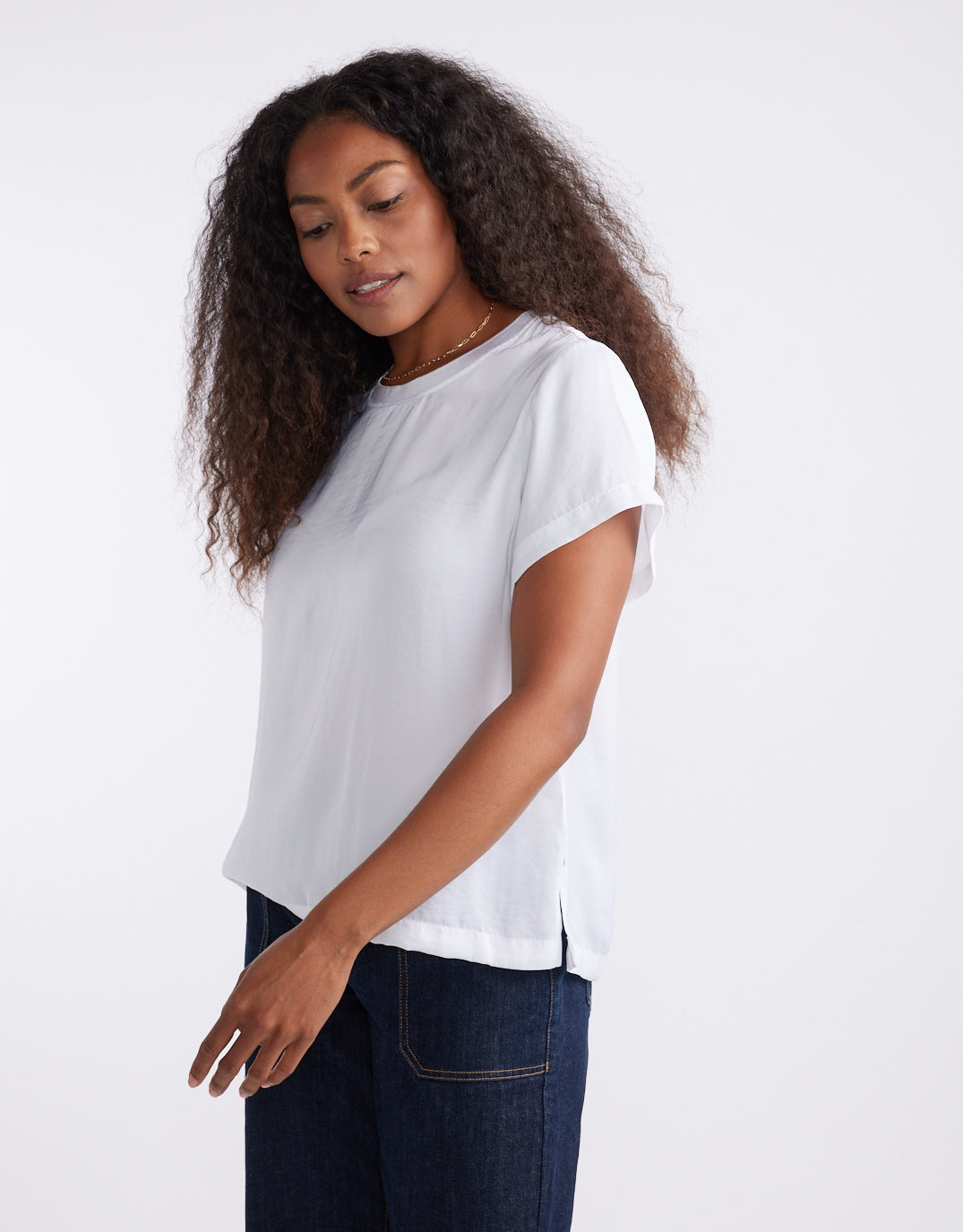 Drape Tee - White