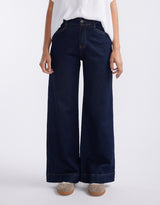 Ellery Stretch Straight Leg Jeans - Indigo Wash