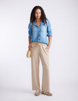 Ava Vintage Shirt - Denim