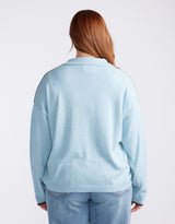 Polo Frenchie Knit - Ice Blue