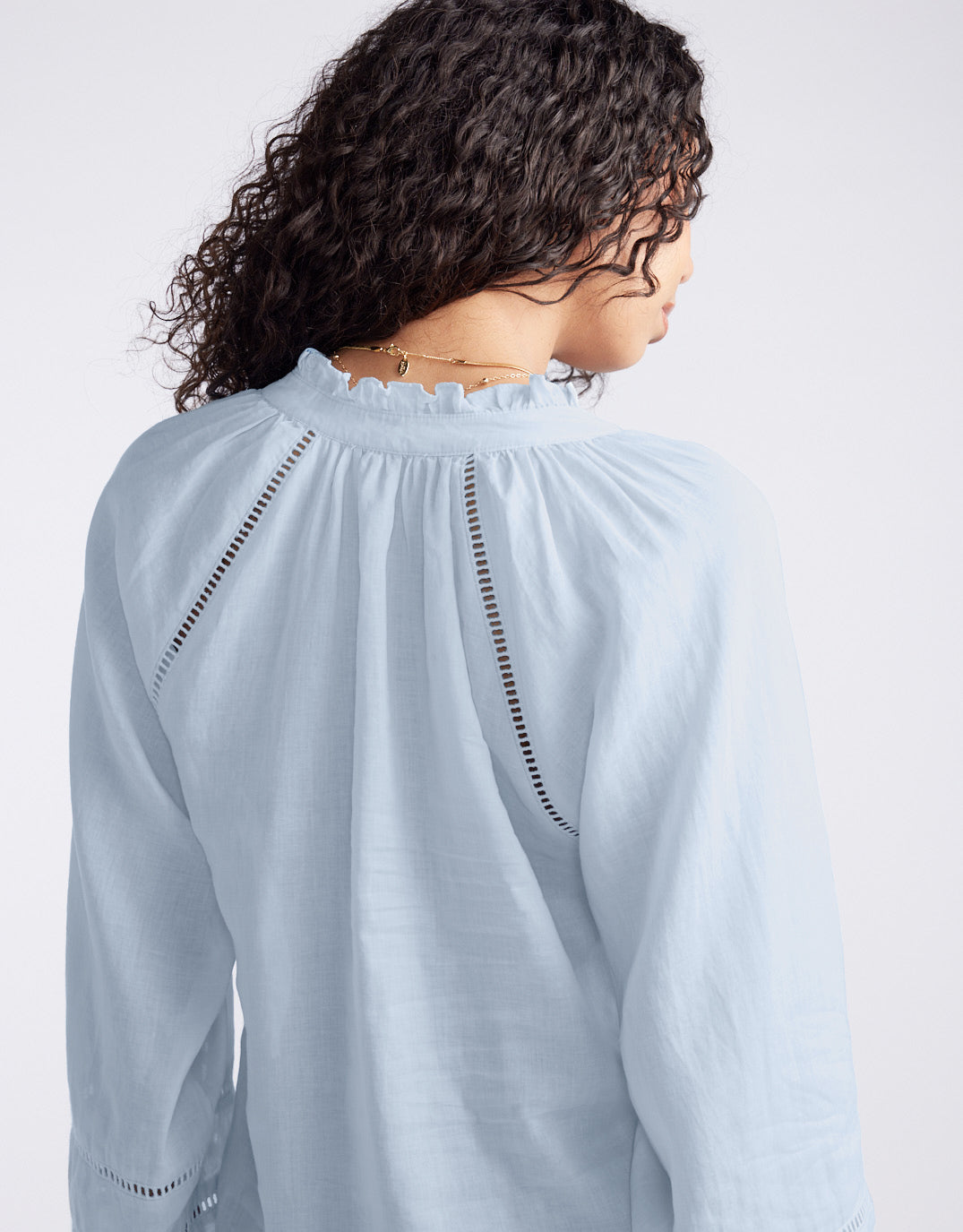 Isabelle Blouse - Ice Blue