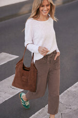 Leo Barrel Jeans - Chocolate