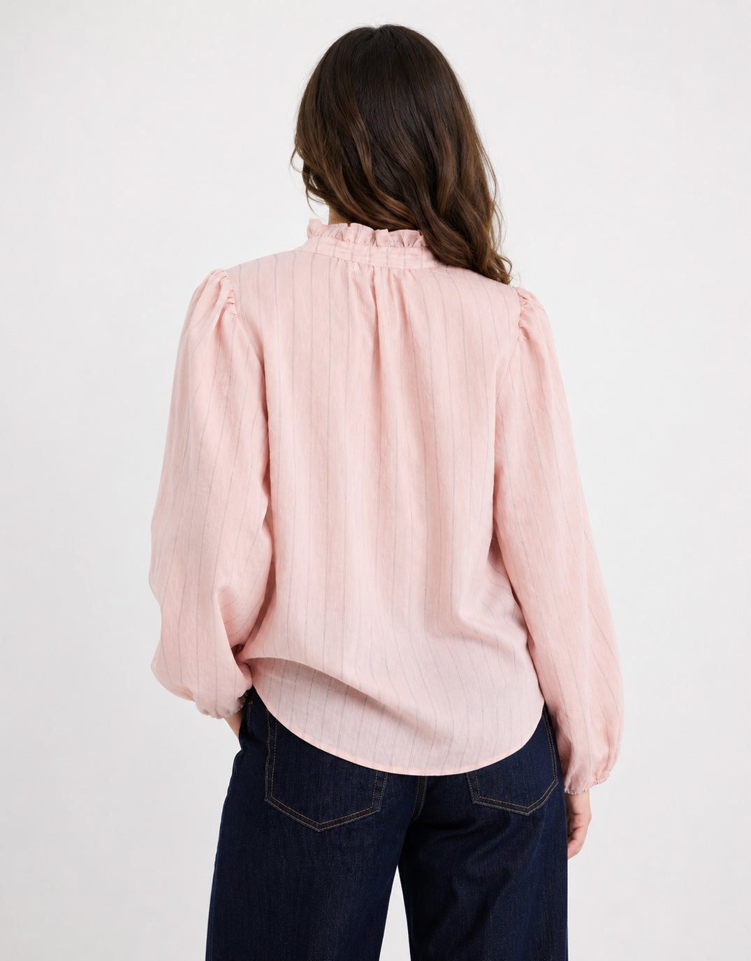Premise Long Sleeve Top - Blush Stripe