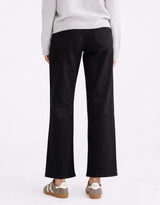 Sophia Cropped Stretch Jean - Black