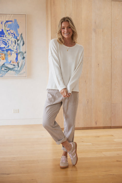 Beach Comber Pant - Stone