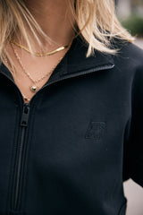 Escape Super Soft Half Zip Top - Black