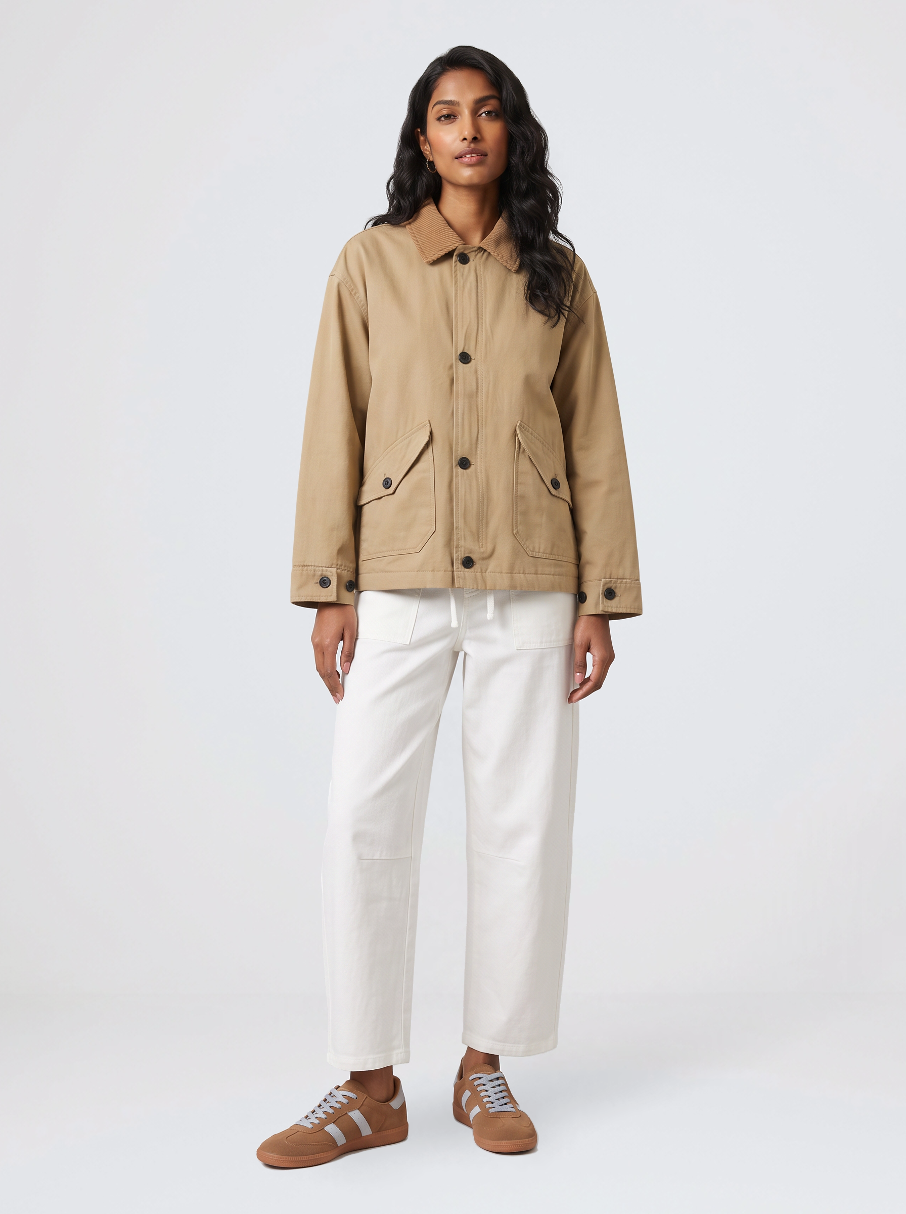 Addison Jacket - Beige/Tan