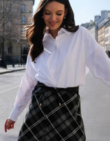 Estelle Poplin Shirt - White