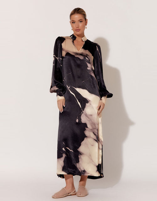 adorne-haisley-marble-satin-midi-dress-marble-print-womens-clothing