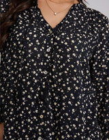 All About Eve - Lily Floral Shirt - Print - White & Co Living Tops