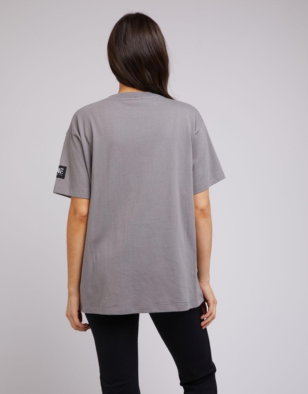 All About Eve - Parker Active Tee - Charcoal - White & Co Living Tops