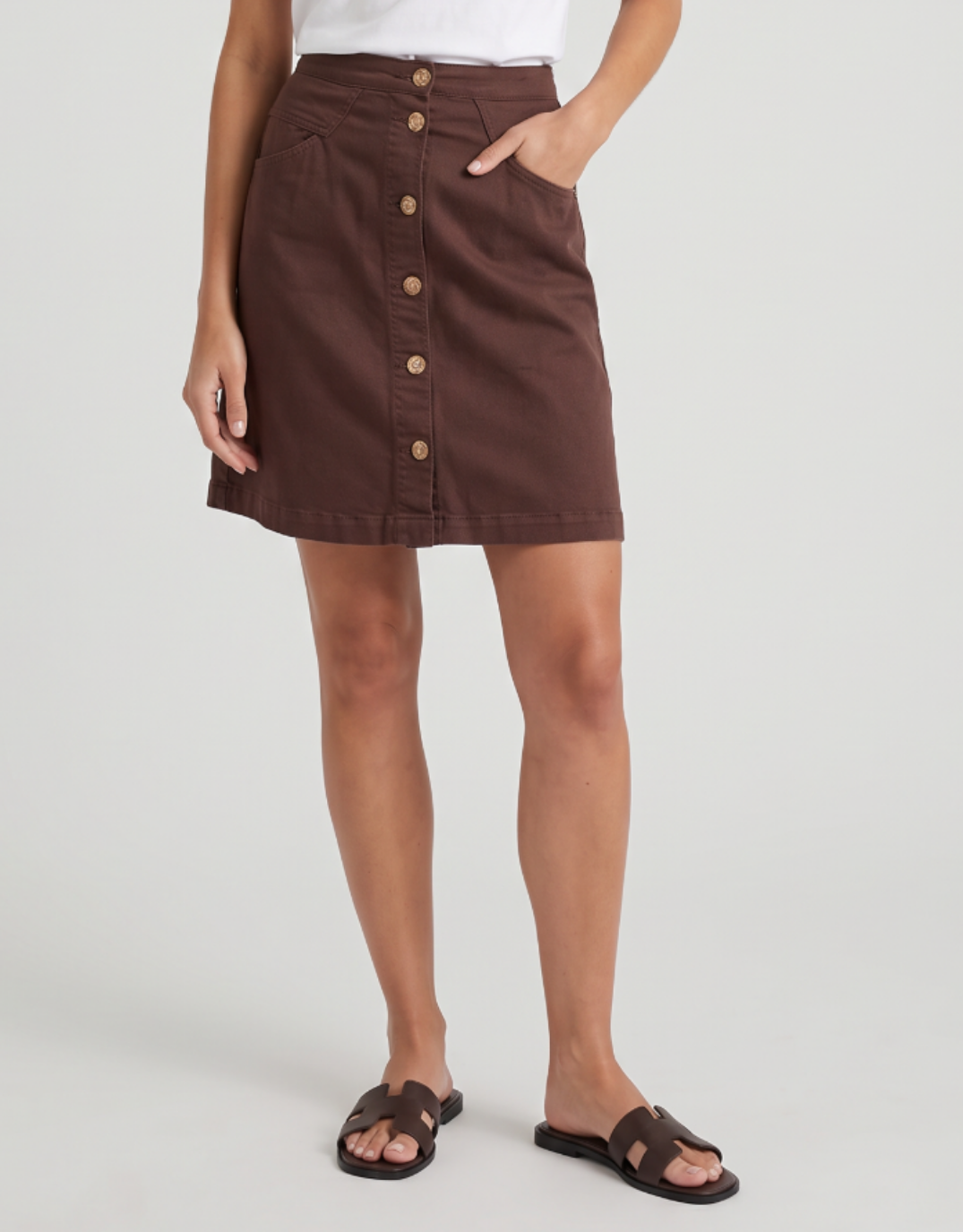 Amanda Skirt - Chocolate