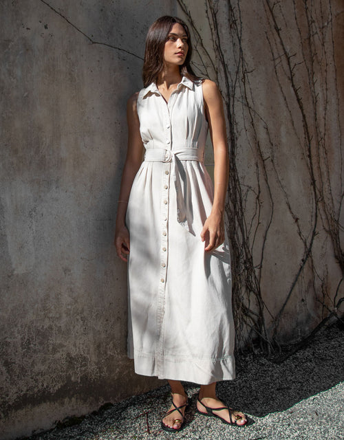 among-the-brave-crescent-denim-sleeveless-midi-shirt-dress-ecru-womens-clothing