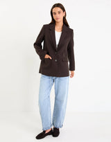 among-the-bravamong-the-brave-diploma-two-button-vent-sleeve-blazer-dark-chocolate-womens-clothing
