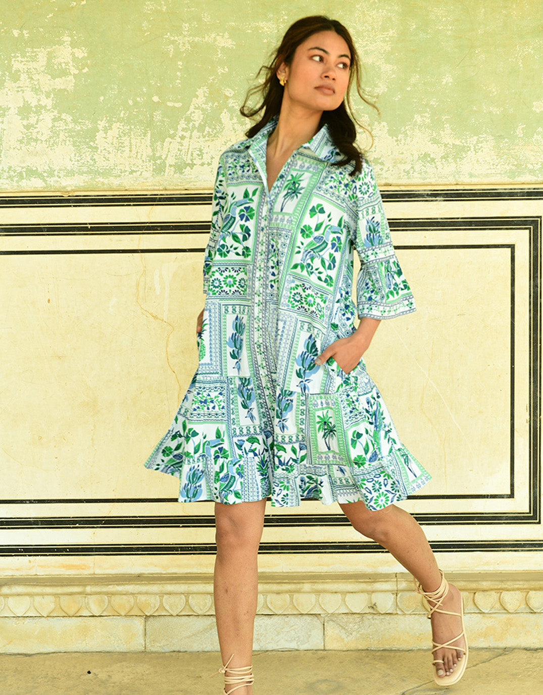 azure-indigo-tropic-shirt-dress-blue-green-womens-clothing