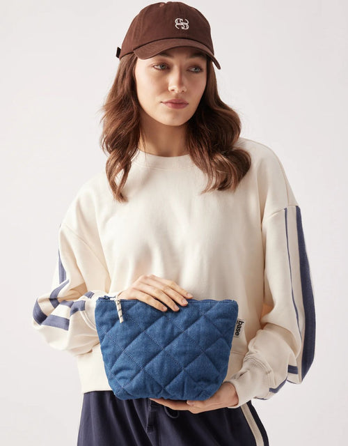 Cos Base Denim Pouch - Vintage Blue