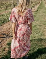 Among The Vines Midi Dress - Sunset Paisley