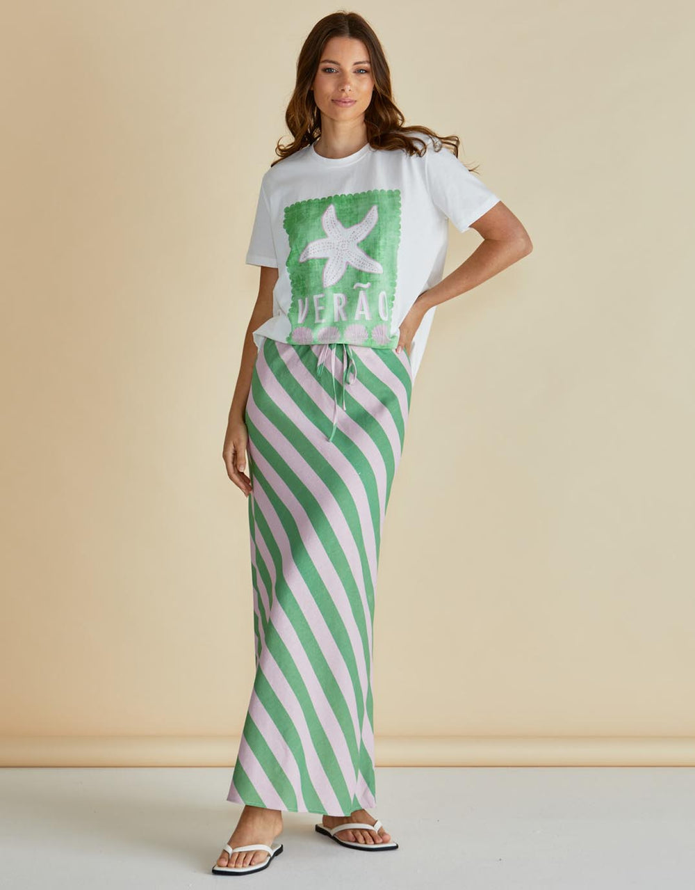 betty-basics-brooke-bias-skirt-green-pink-stripe-womens-clothing