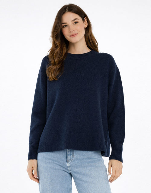 Camryn Knit Sweater - Navy