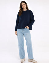 Camryn Knit Sweater - Navy