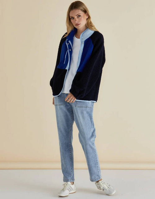 betty-basics-franklin-fleecy-jacket-blue-womens-clothing