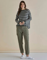 betty-basics-lacey-lyocell-cargo-jogger-khaki-womens-clothing