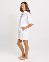 Ophelia Shirt - White/Black Stripe