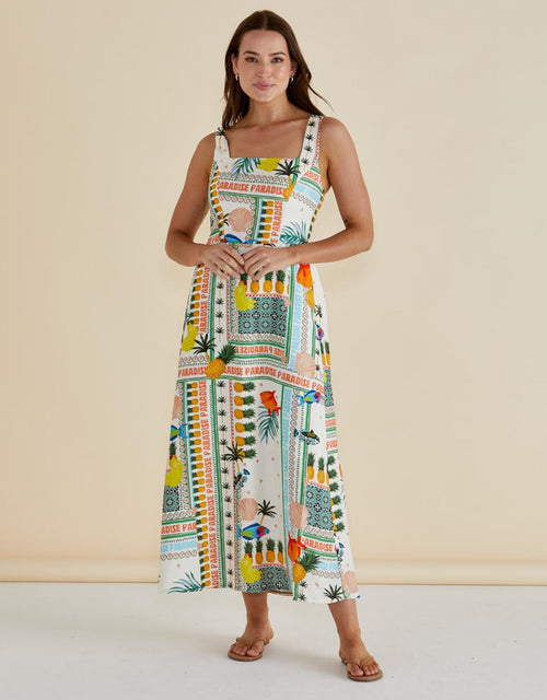 betty-basics-tegan-midi-dress-paradise-print-pink-womens-clothing