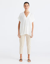 Brave + True - Noa Top - White - White & Co Living Tops