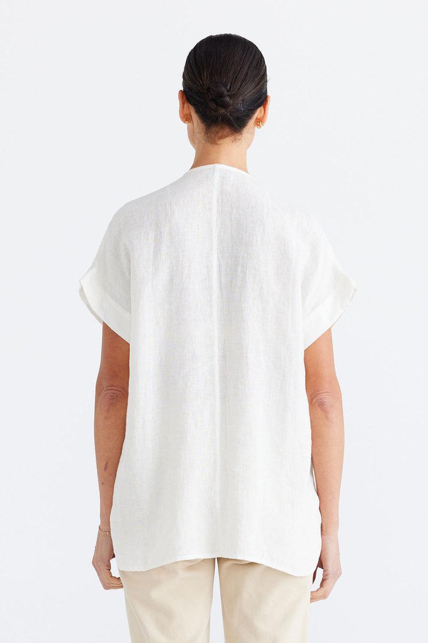 Brave + True - Noa Top - White - White & Co Living Tops