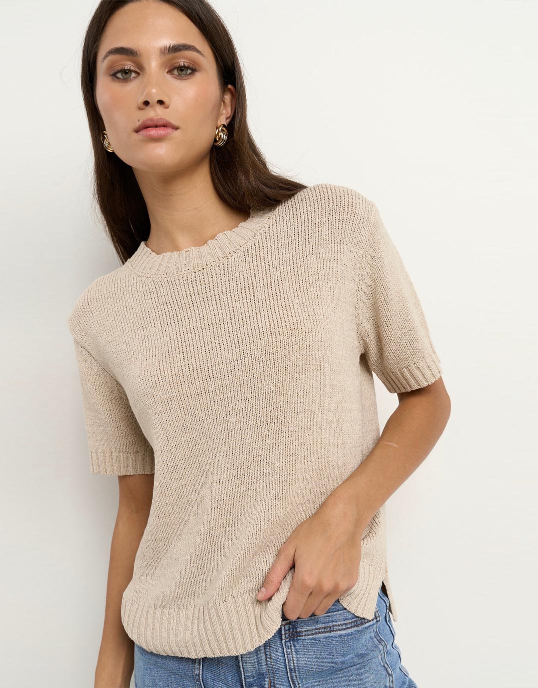 by-rosa-loveable-tape-yarn-knit-tee-natural-womens-clothing
