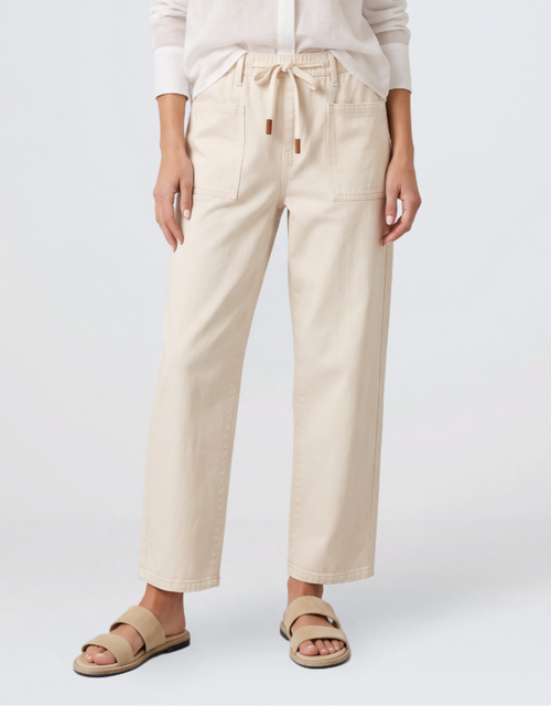 Carter Barrel Jeans - Sand