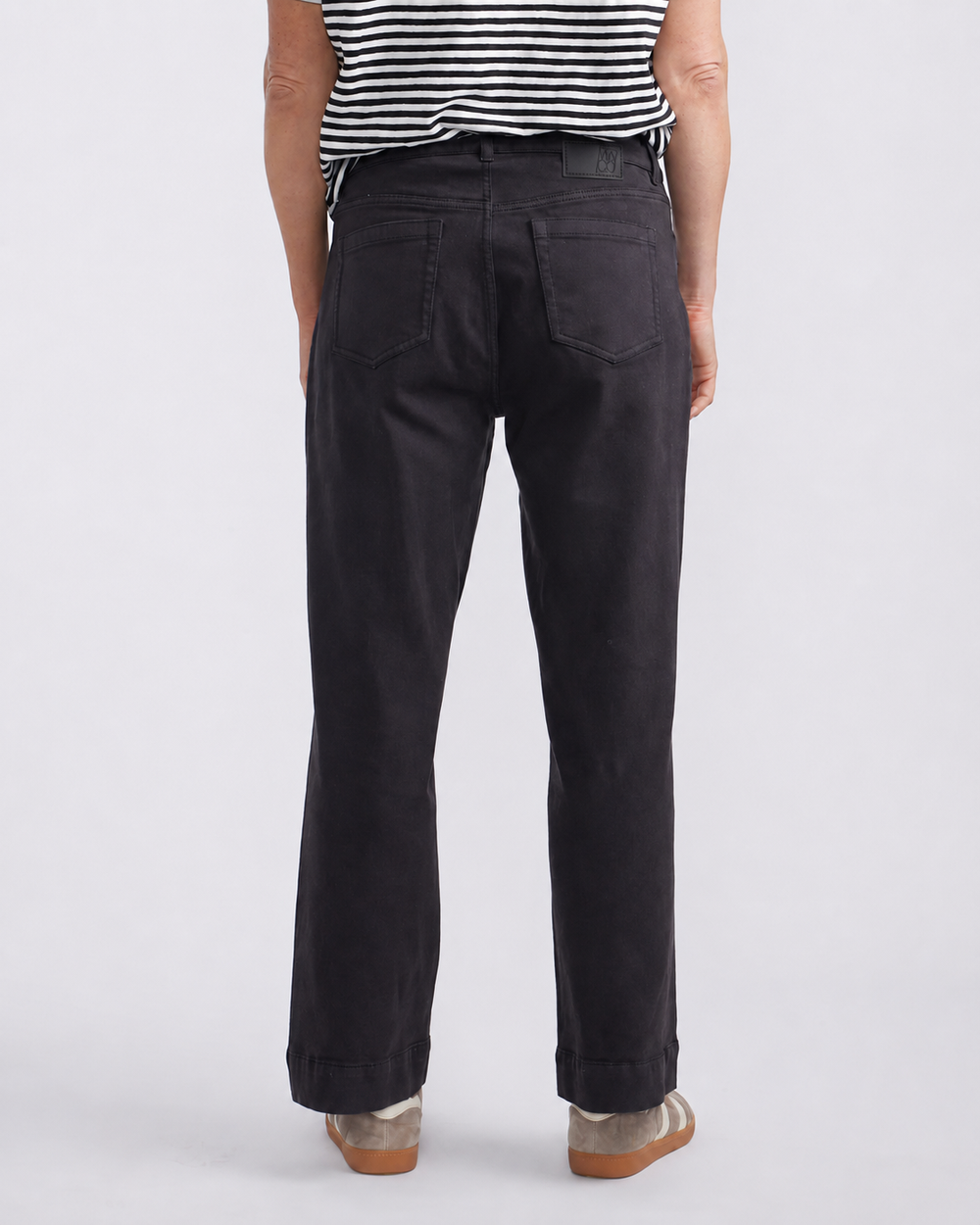 Catalina Wide Leg Jeans - Washed Black
