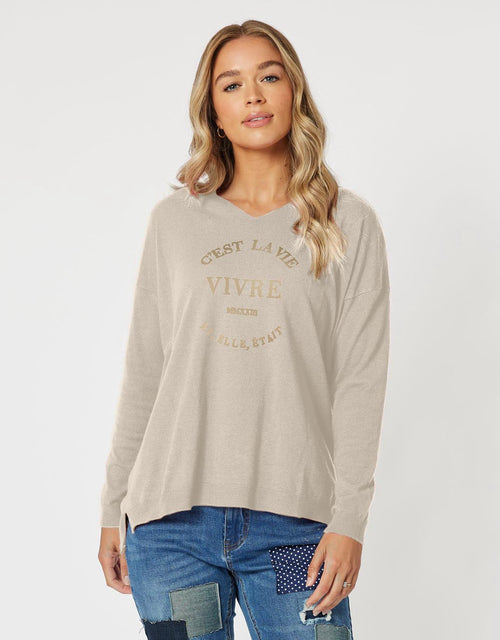 C'est La Vie Knit - Natural