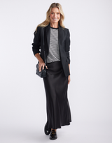 Classic Wool Blazer - Black