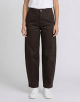 Piper Barrel Jeans - Chocolate