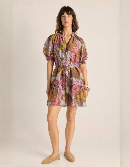 Daria Dress - Leaf Print
