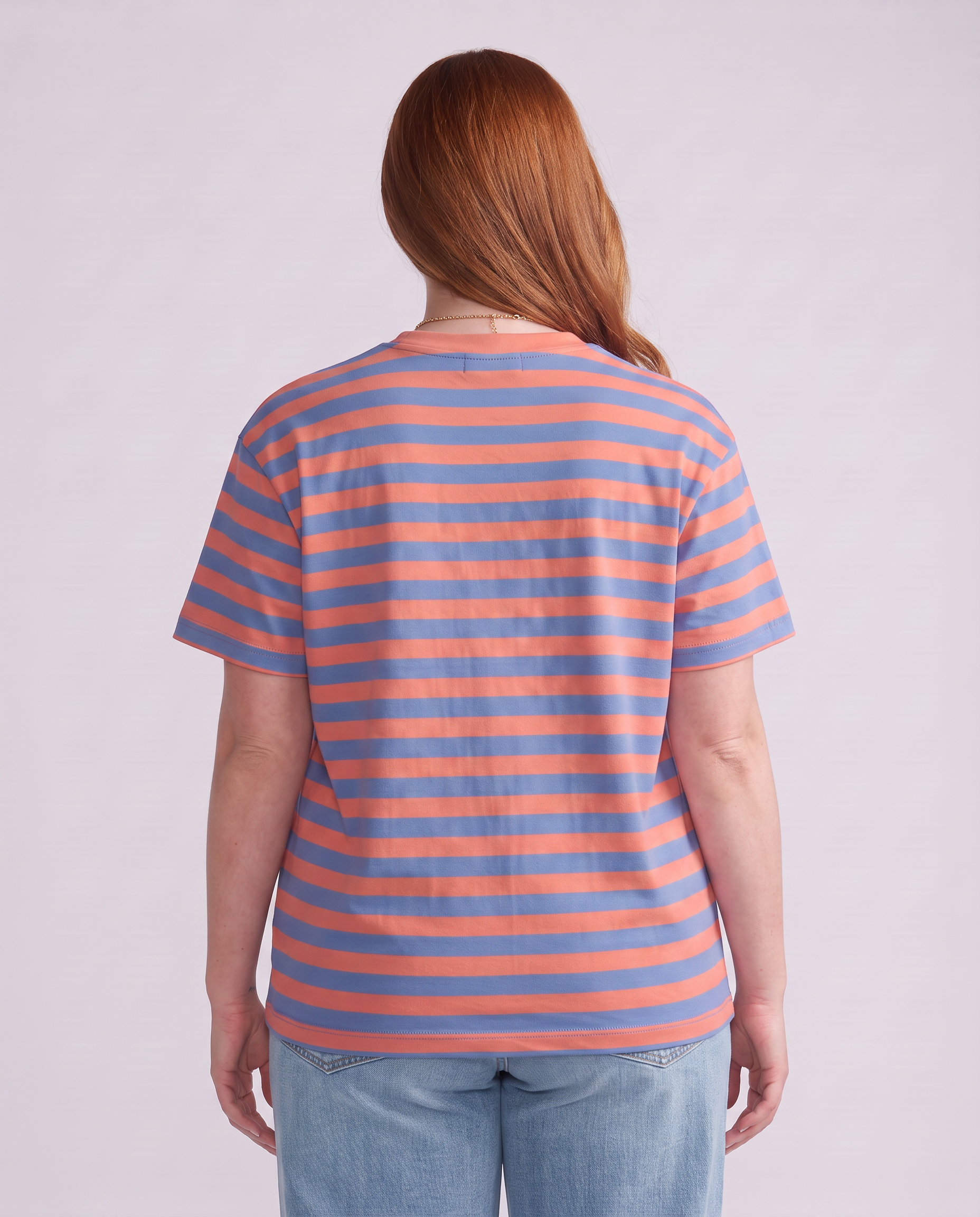 Relaxed Tee - Melon/Denim