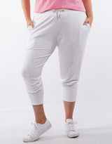 3/4 Brunch Pants - White