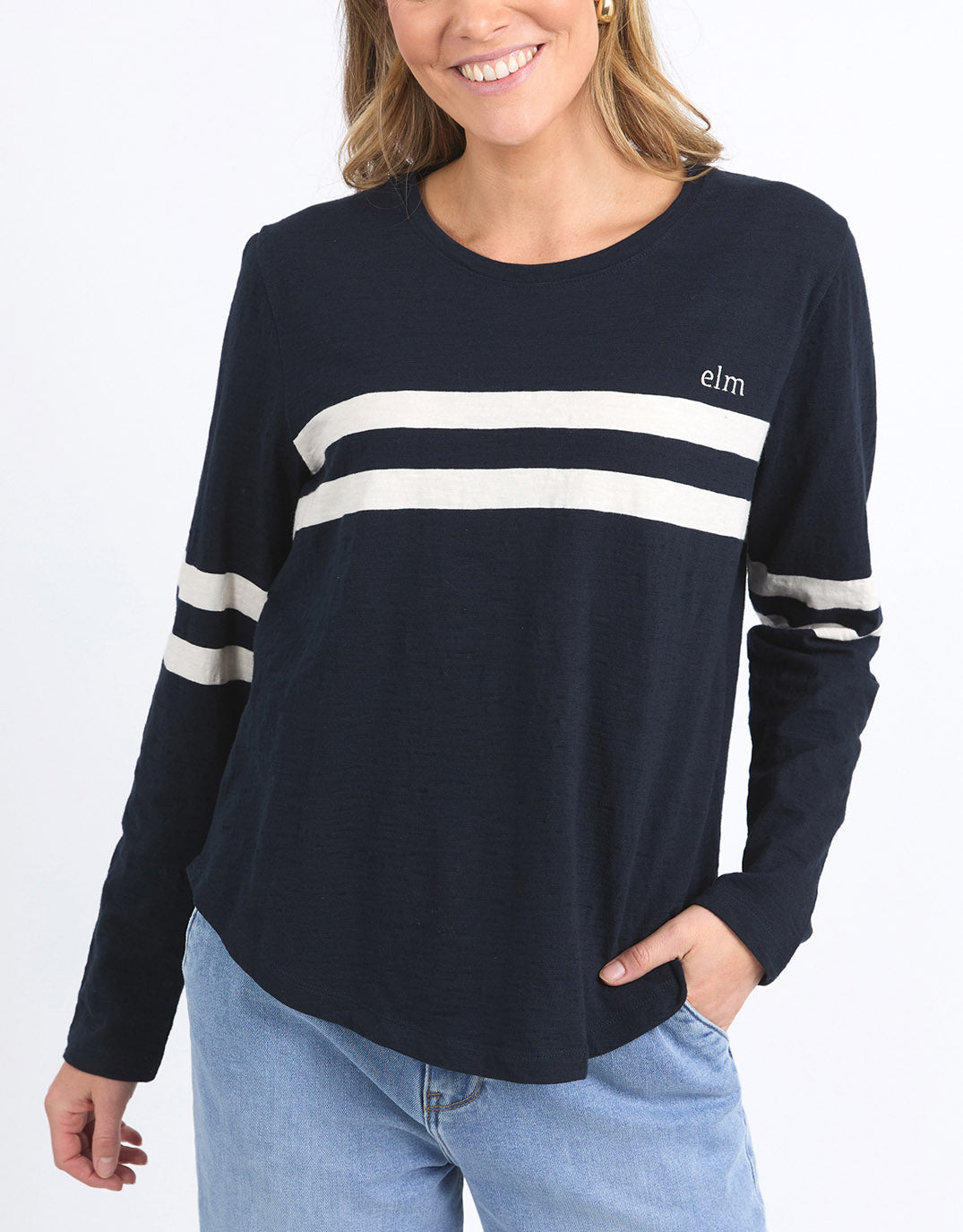 elm-adora-long-sleeve-tee-navy-womens-clothing