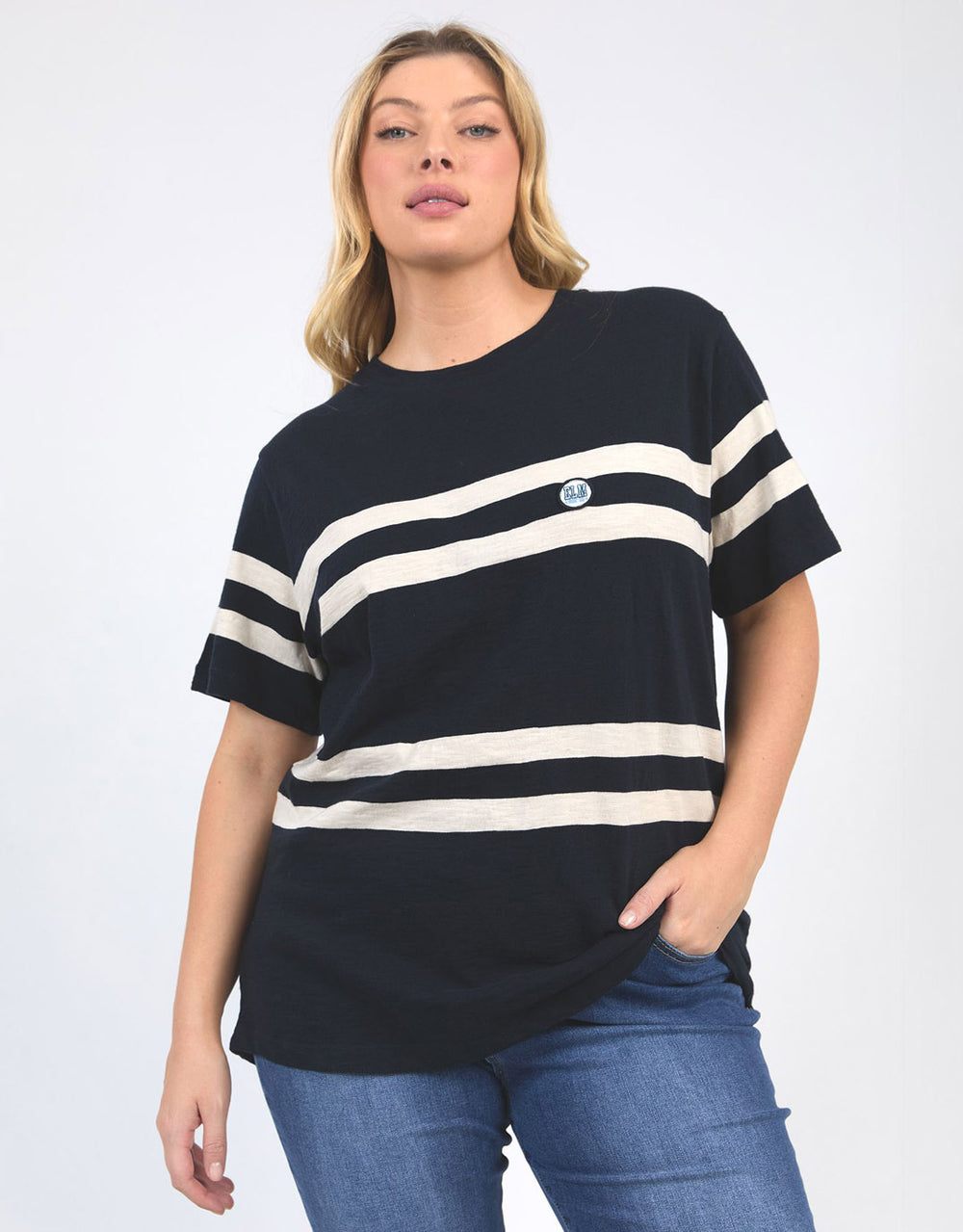 elm-allegra-short-sleeve-tee-navy-white-stripe-womens-clothing