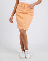 Elm - Belle Denim Skirt - Mango - White & Co Living Skirts