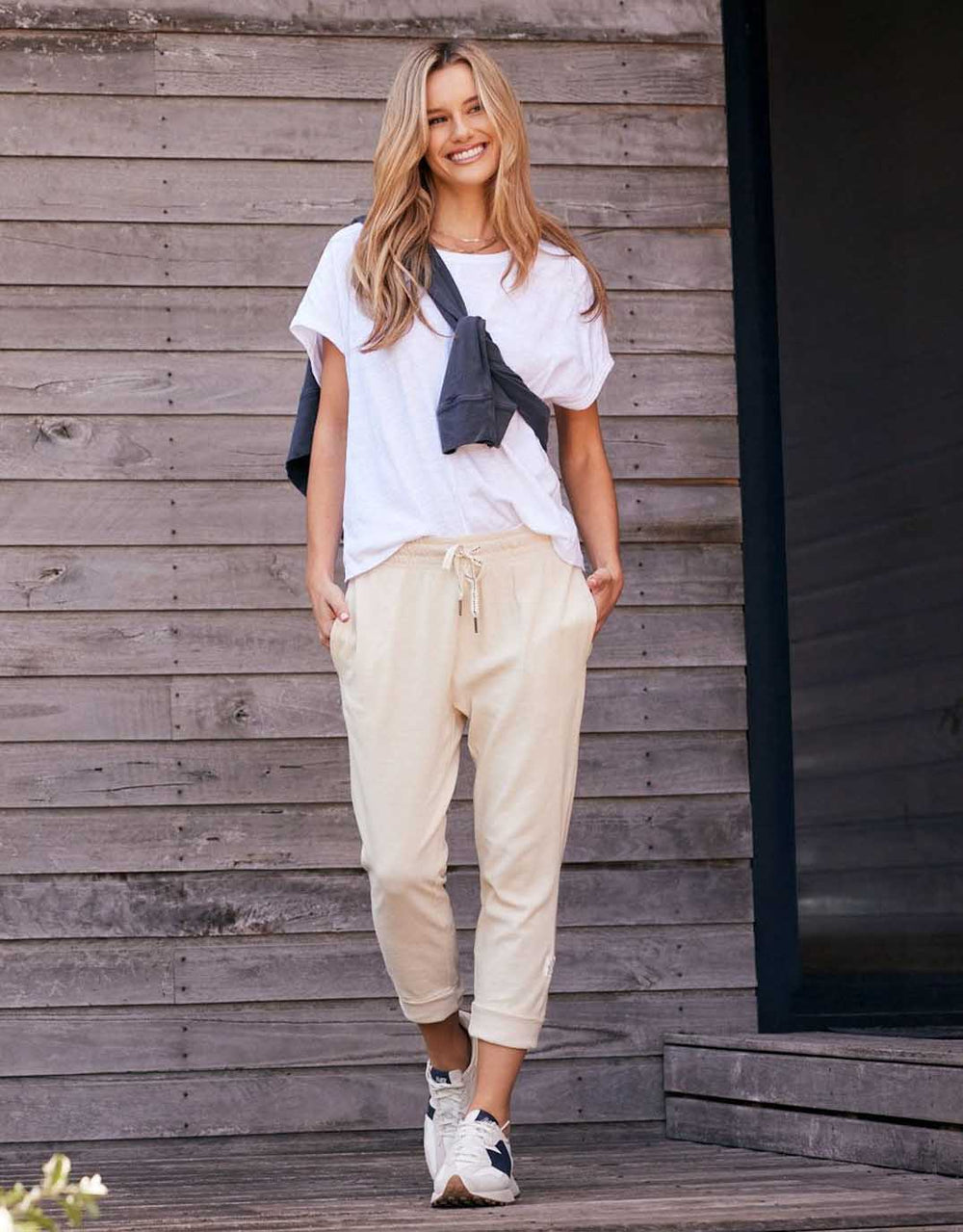 3/4 Brunch Pants - Natural