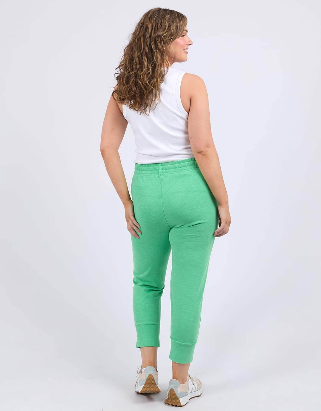 3/4 Brunch Pants - Spring Green