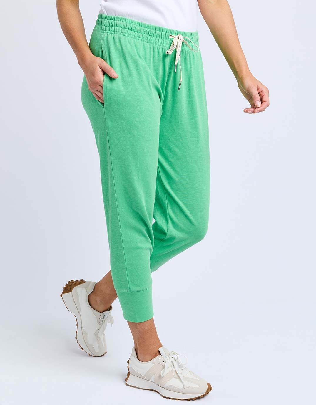 3/4 Brunch Pants - Spring Green