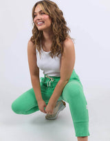 3/4 Brunch Pants - Spring Green