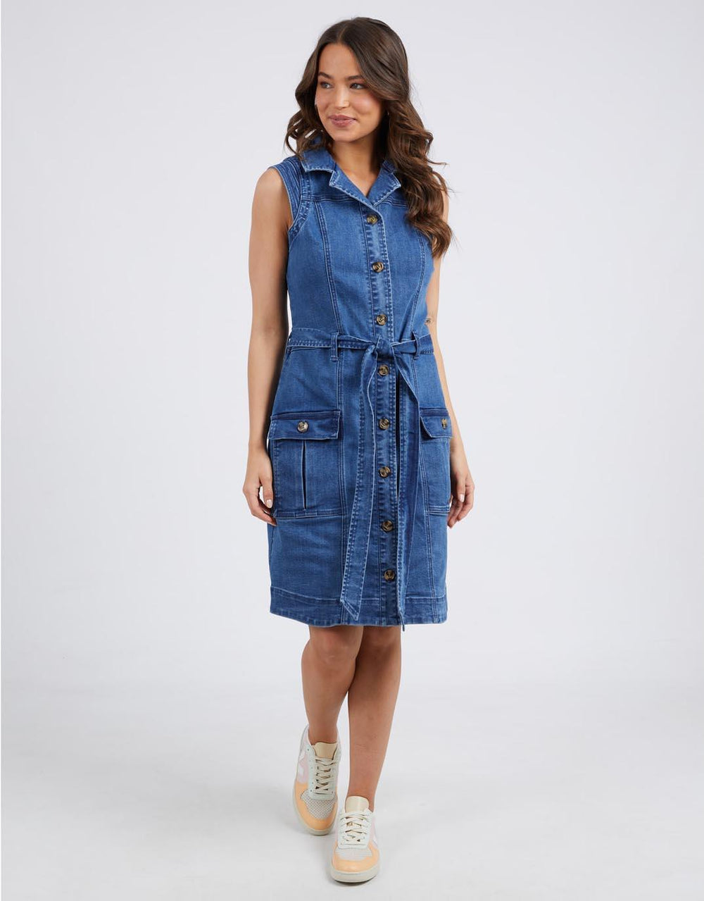 Denim dress clearance nz