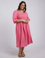 Elm - Dusk Midi Dress - Pink Lemonade - White & Co Living Dresses