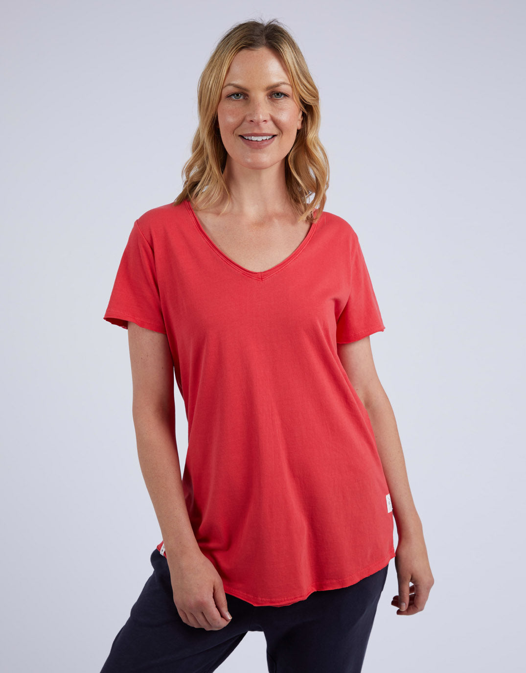 Vee Tee in Bittersweet Red Vee Tee in Bittersweet Red